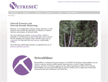 Tablet Screenshot of netresec.com